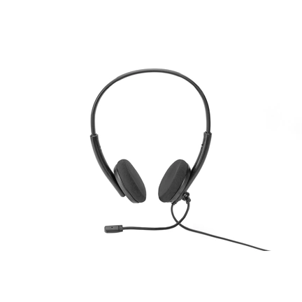 Digitus On Ear Office Headset with Noise Reduction 2x3.5 mm Stereo Black