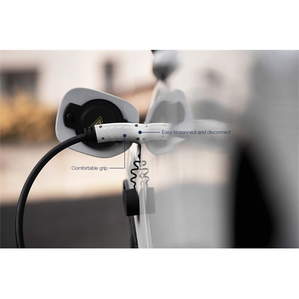 Digitus Spiral EV charging cable Type 2 to Type 2 10m Black