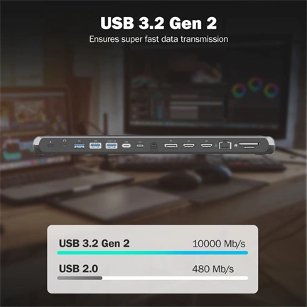 Digitus USB-C 8K docking station 12-port