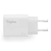 Digitus USB GaN töltő 30W, 1 db USB-C, 1 db USB-A