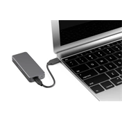Digitus USB M.2 hard disk enclosure SSD external NVMe  20Gbps USB 3.2 Gen2x2 aluminum