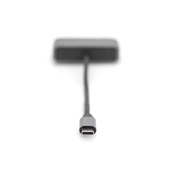 Digitus USB Type-C 4K 2-in-1 DisplayPort + VGA Graphics Adapter Silver