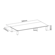 Digitus üveg monitorállvány