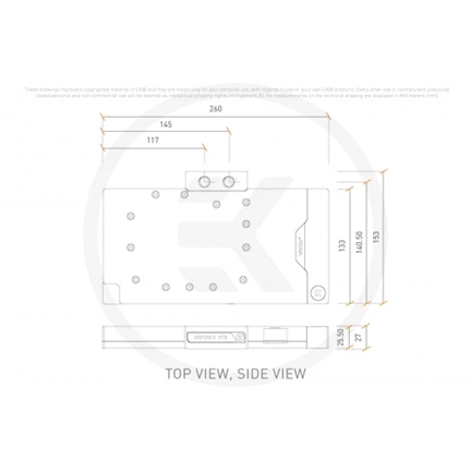 EK Water Blocks EK-Quantum Vector2 Strix/TUF RTX 4090 D-RGB - Nickel + Acetal