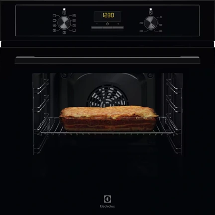 ELECTROLUX EOF3H50BK SurroundCook Beépíthető sütő, 65L, LED kijelző, AquaClean, Fekete