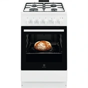 ELECTROLUX LKG500013W Gáztűzhely, 55L, 4 főzőzóna, 50x60cm, Fehér