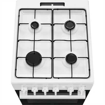 ELECTROLUX LKG500013W Gáztűzhely, 55L, 4 főzőzóna, 50x60cm, Fehér