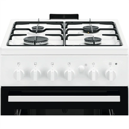 ELECTROLUX LKG500013W Gáztűzhely, 55L, 4 főzőzóna, 50x60cm, Fehér