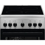 ELECTROLUX LKR562055X Kerámialapos tűzhely, Termosztát, sütő:58L, grill, 50x60cm, Inox