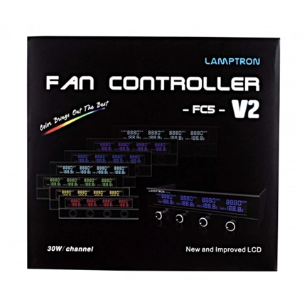ELŐLAPI PANEL LAMPTRON FC5 V2 Fekete