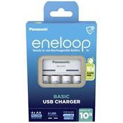 ENELOOP Basic USB elemtöltő + 4db 2000mAh AA elem