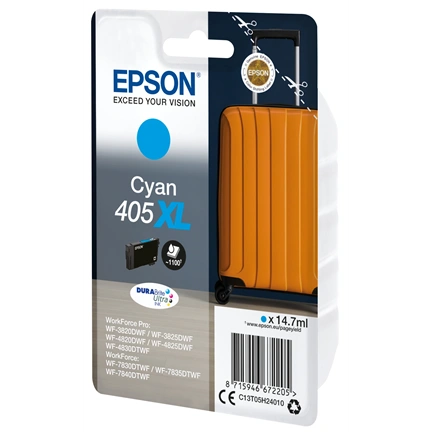 EPSON DURABrite Ultra 405XL Cyan w/RF/acoustic alarm