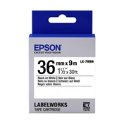 EPSON Label Cartridge Standard LK-7WBN Black/White 36mm (9m)