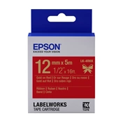 EPSON Satin Ribbon – Red/Gold 12mm(5m) – LK-4RKK