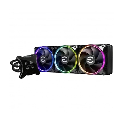 EVGA CLCx All-In-One LCD 3x120mm PWM ARGB Fans 360mm