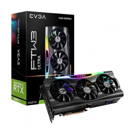 EVGA GeForce RTX 3080 Ti FTW3 Ultra Gaming 12GB GDDR6X, iCX3 Technology, ARGB LED, Metal Backplate EVGA GeForce RTX 3080 Ti FTW3 Ultra Gaming 12GB GDDR6X, iCX3 Technology, ARGB LED, Metal Backplate