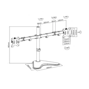 EWENT Desk Stand for 2 monitors