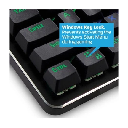 EWENT Play Mechanical Gaming Keyboard with RGB illumination US