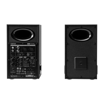 Edifier MR5 aktív stúdió monitor hangszórók - 3 utas, 110W, Hi-Res Audio/Wireless, Bt 6.0, fekete