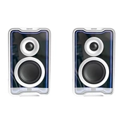 Edifier QR30 2.0 asztali aktív Bluetooth hangszóró, fehér