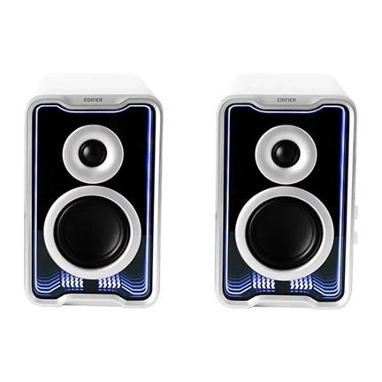 Edifier QR30 2.0 asztali aktív Bluetooth hangszóró, fehér