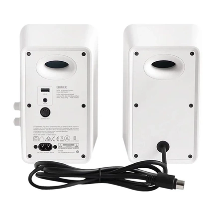 Edifier QR30 2.0 asztali aktív Bluetooth hangszóró, fehér