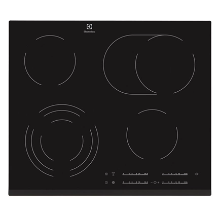 Electrolux EHF6547FXK beépíthető kerámia főzőlap bővíthető főzőzónával