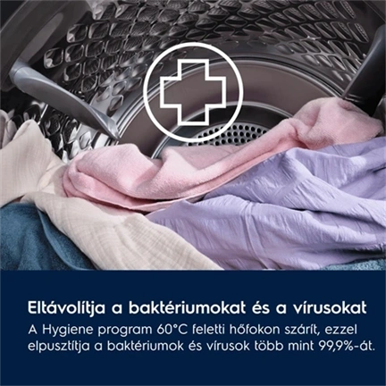 Electrolux EW7D39BOCE DelicateCare Hőszivattyús szárítógép, C  energiaosztály, 9 kg, inverter motor, Wifi