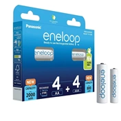 Eneloop 4db AA 2000MAh + 4db AAA 800mAh