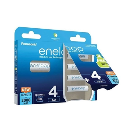 Eneloop 4db AA 2000MAh + 4db AAA 800mAh