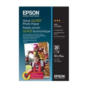 Epson 10x15 Gazdaságos Fényes Papír (183g, 20 lap/csomag)