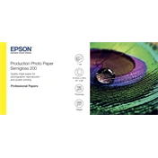 Epson Production félfényes fotópapír 200g, 24" x 30m