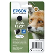 Epson T1281 - M size - black - original - blister with RF/acoustic alarm - ink cartridge - for Stylus S22, SX230, SX235,