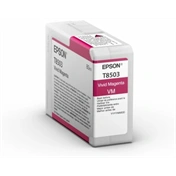 Epson T8503 - 80 ml - vivid magenta - original - ink cartridge - for SureColor P800