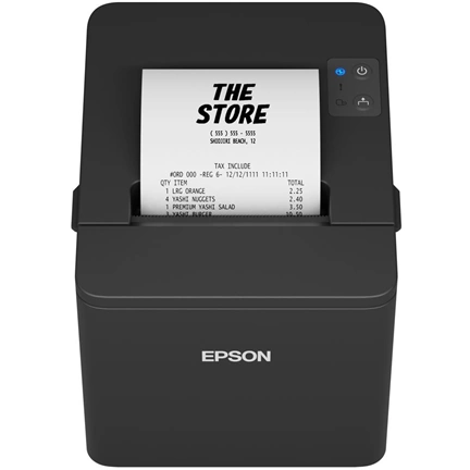 Epson TM-T20IV (101) blokknyomtató, vágó, USB, sorosport, fekete