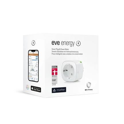 Eve Energy Smart Plug (Matter - compatible w Apple, Google & SmartThings)