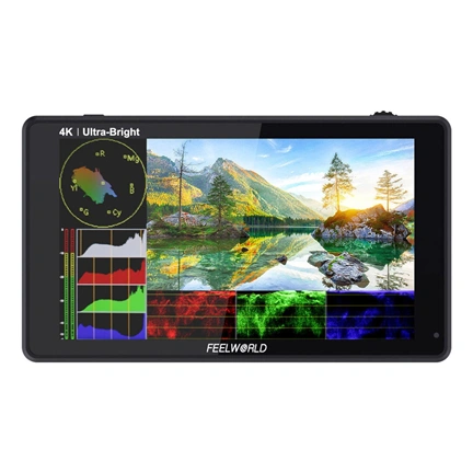 FEELWORLD LUT6 - 2600nits HDR/3D LUT Touch Waveform VectorScope Histogram