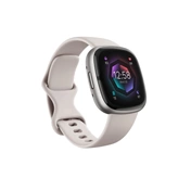 FITBIT Sense 2 - Lunar White / Platinum Aluminum