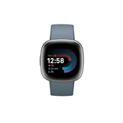 FITBIT Versa 4 - Waterfall Blue/Platinum Aluminum