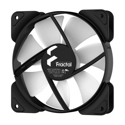 FRACTAL DESIGN Aspect 12 RGB PWM fekete