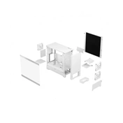 FRACTAL DESIGN Pop Silent - White TG Clear Tint