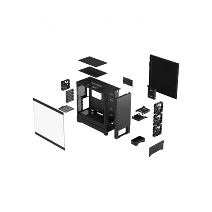 FRACTAL DESIGN Pop XL Silent - Black TG Clear Tint