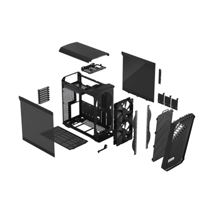 FRACTAL DESIGN Torrent Compact - Black TG Dark Tint