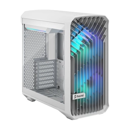 FRACTAL DESIGN Torrent Compact - White RGB Clear Tint