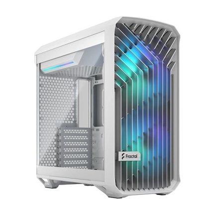 FRACTAL DESIGN Torrent Compact - White RGB Clear Tint