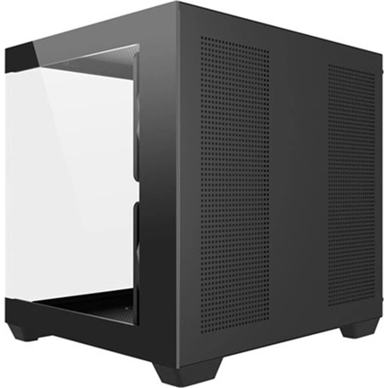 FSP S140 számítógépház - Micro-ATX, 3db 120mm-es ARGB ventilátor, fekete