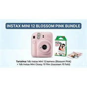 FUJIFILM INSTAX MINI 12 BLOSSOM PINK + Instax Mini Film Glossy (10lap)