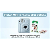 FUJIFILM INSTAX MINI 12 PASTEL BLUE + Instax Mini Film Glossy (10lap)