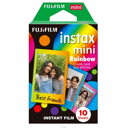 FUJIFILM Instax Mini Film Glossy "Rainbow" (10lap)