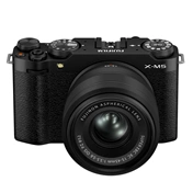 FUJIFILM X-M5 + XC15-45mm F3.5-5.6 OIS PIZ objektív kit fekete